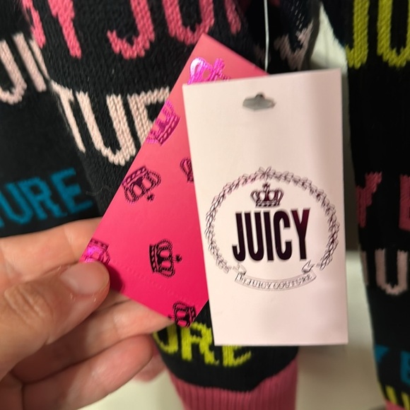 NWT! JUICY by Juicy Couture - Black Logo Sweater - Picture 6 of 8